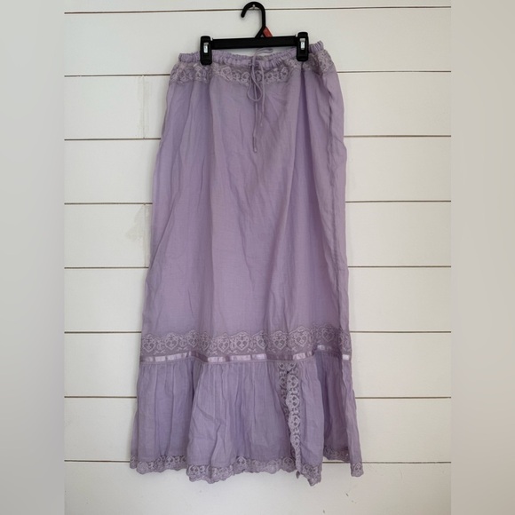 NWOT Free People skirt Morning Call Half Slip in Thistle size Medium - Picture 4 of 12